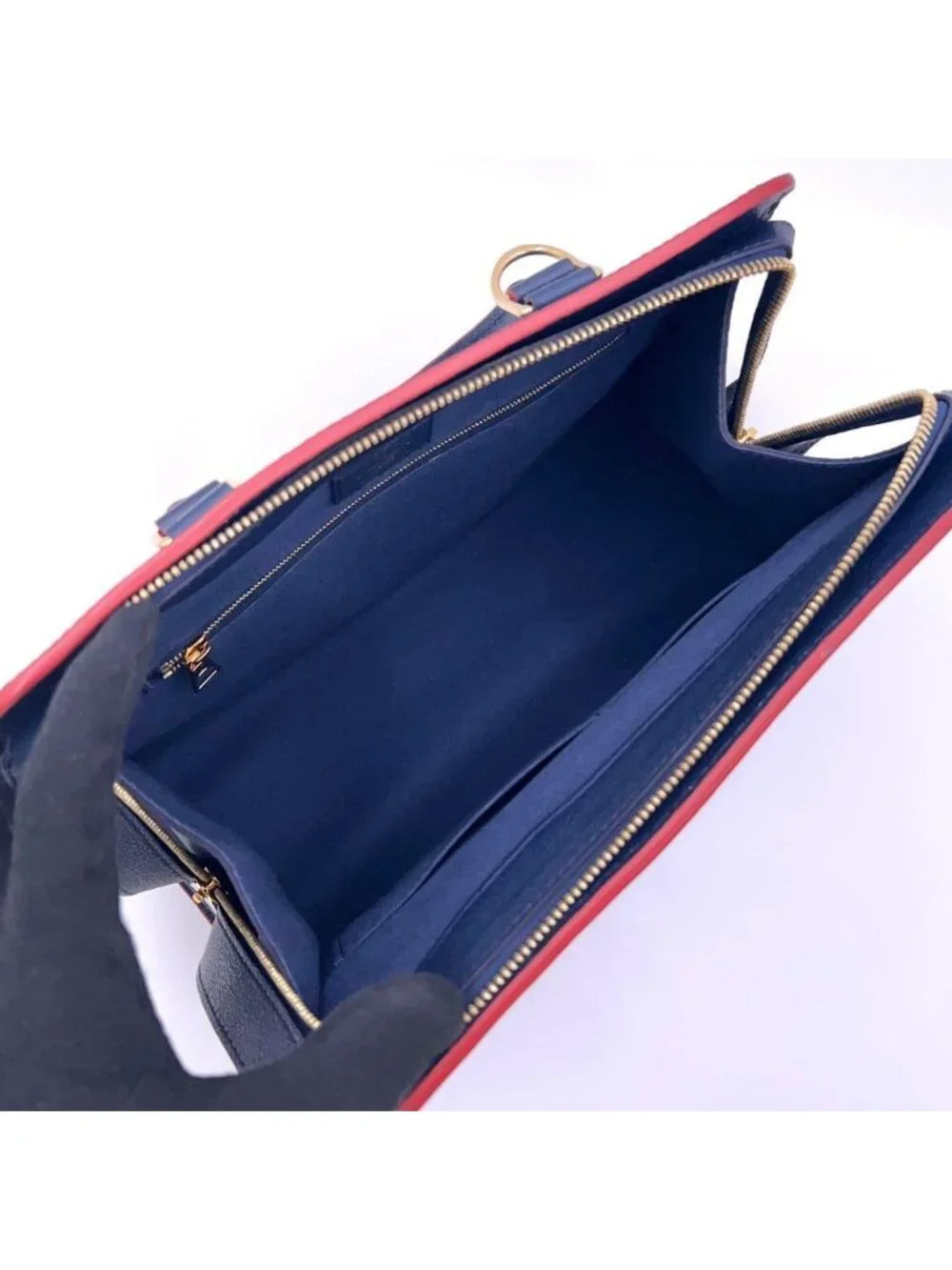 Louis Vuitton Epi Vano MM Handbag Navy